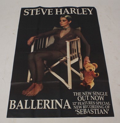 Lot 1004 - Steve Harley, a large promotional poster for...