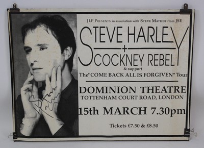 Lot 1002 - Steve Harley + Cockney Rebel, a promotional...