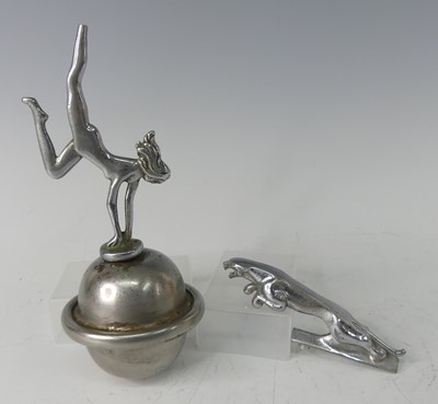 Lot 252 - An Art Deco chrome plated car mascot, modelled...