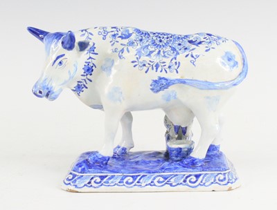 Lot 2223 - A Delft blue and white model of a...