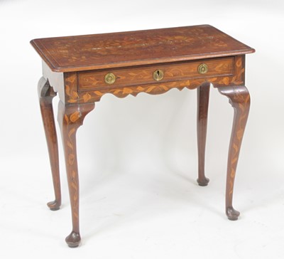 Lot 2715 - An 18th century Dutch walnut and floral...