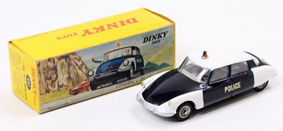 Lot 1039 - French Dinky Toys No. 501 Citroen DS 19 Police...