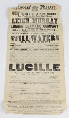 Lot 1183 - A promotional poster for the Princess Theatre,...