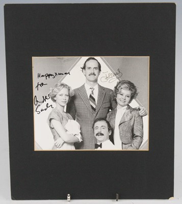 Lot 1206 - Fawlty Towers, a black and white photograph of...