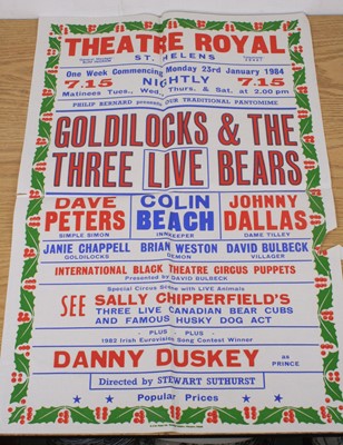 Lot 1186 - A collection of assorted theatre posters, to...