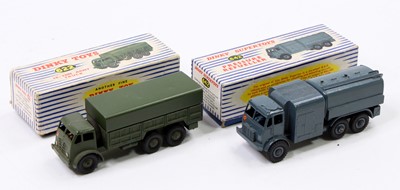 Lot 1127 - A pair of boxed Dinky Supertoys military...