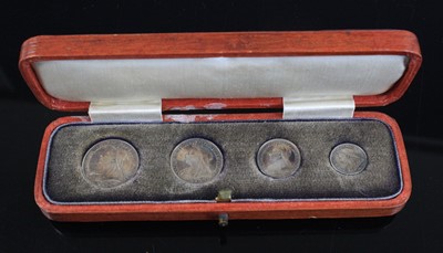 Lot 2450 - Great Britain, 1895 Maundy Money four coin set,...