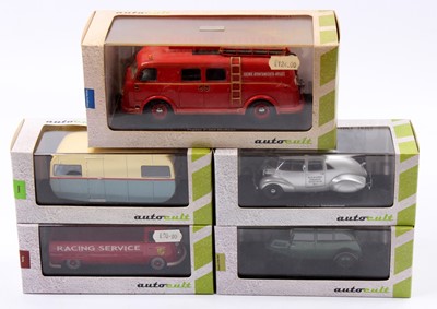 Lot 803 - Auto Cult 1/43rd scale diecast group of 5...