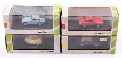 Lot 805 - Auto Cult 1/43rd scale diecast group of 4...