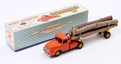 Lot 1021 - French Dinky Toys No. 36A Willeme Log Lorry,...