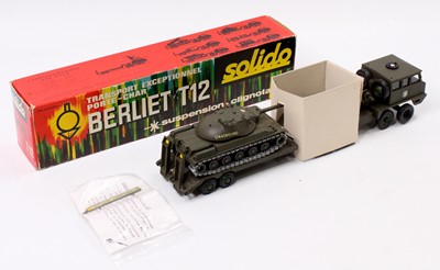 Lot 1522 - Solido No. 211 Berliet T12 Military Tank...