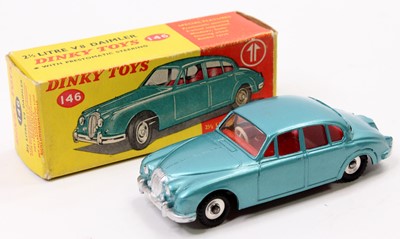 Lot 1076 - Dinky Toys No. 146, 2.5 Litre V8 Daimler, a...