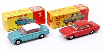 Lot 1105 - Dinky Toys boxed pair comprising No. 130, Ford...