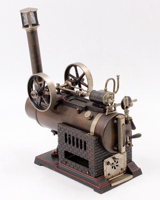 Lot 50 - Doll et Cie, Overtype stationary steam engine,...
