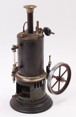 Lot 53 - Bing, Circa 1900 stationary vertical steam...