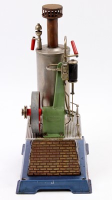 Lot 71 - Wilesco, D455 vertical steam plant with tray...