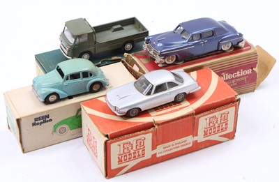 Lot 818 - A collection of 4 mixed 1/43rd scale white...