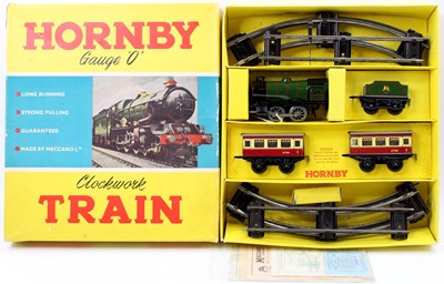 Lot 201 - 1954-66 No.21 Hornby Passenger set, clockwork,...