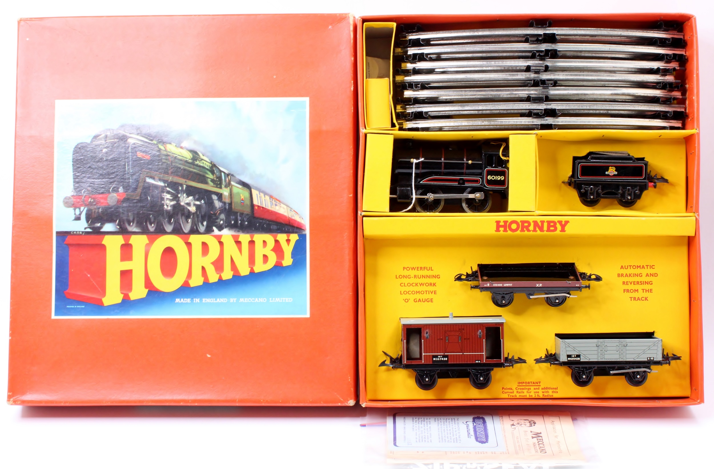 Hornby clockwork best sale train set value