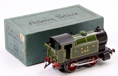 Lot 210 - 1932-6 Hornby EM320, 20v AC, 0-4-0 tin-printed...