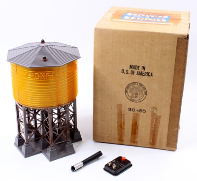 Lot 214 - Lionel 0 gauge operating water tower, No.1 30,...
