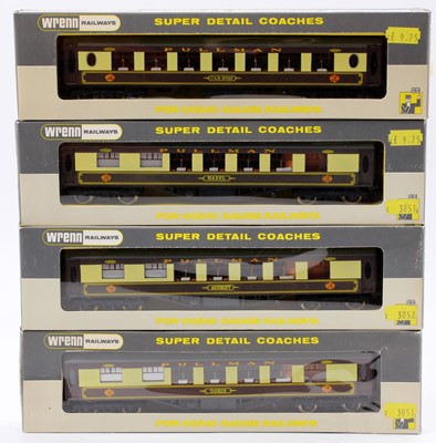 Lot 388 - Four Wrenn brown & cream Pullman coaches for...