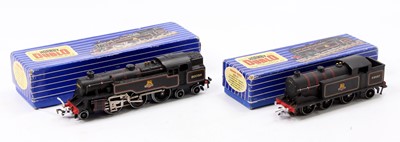 Lot 404 - Two 3-rail Hornby-Dublo tank locos each lined...