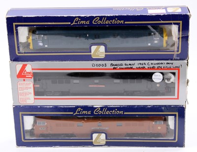 Lot 551 - Three Lima diesel locos BR(W): class 42 D600,...