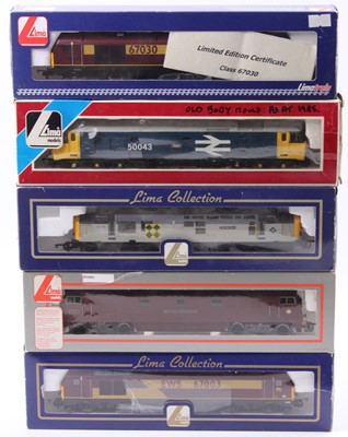 Lot 559 - Five Lima diesel locos: 37207 ‘William...