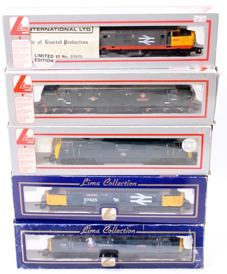 Lot 563 - Five Lima diesel locos: 37685 ‘William...