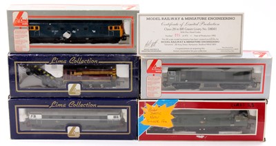 Lot 566 - Five Lima diesel locos: D8041 BR green; 08009...