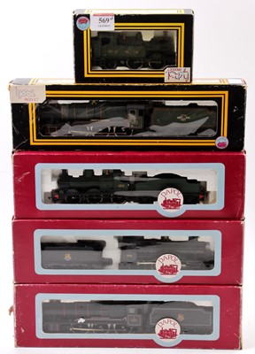 Lot 569 - Five Dapol GW/BR(W) locos: 0-4-2 tank 1466 GW...