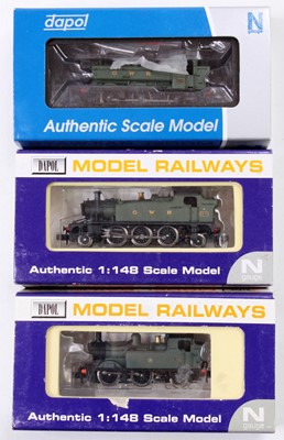 Lot 643 - Dapol N Gauge Boxed Locomotive group, 3...