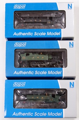 Lot 644 - Dapol N Gauge Boxed Locomotive group, 3...