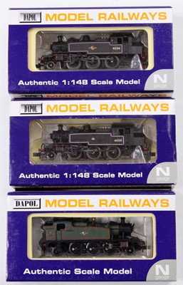 Lot 645 - Dapol N Gauge Boxed Locomotive group, 3...