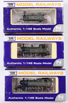 Lot 647 - Dapol N Gauge Boxed Locomotive group, 3...