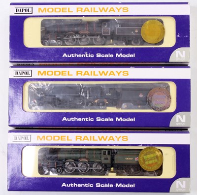 Lot 648 - Dapol N Gauge Boxed Locomotive group, 3...