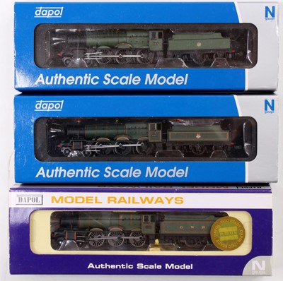 Lot 649 - Dapol N Gauge Boxed Locomotive group, 3...