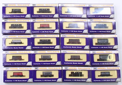 Lot 665 - Dapol N Gauge Rolling Stock Group, 20 examples,...