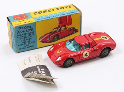 Lot 1272 - Corgi Toys No. 314 Ferrari Berlinetta 250 Le...