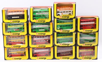 Lot 1351 - 15 Corgi Toys boxed Routemaster Double Decker...