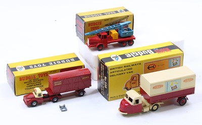 Lot 1529 - Budgie Toys boxed diecast model group of 3...