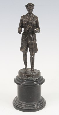 Lot 512 - A bronze alloy figure of German Field Marshall...