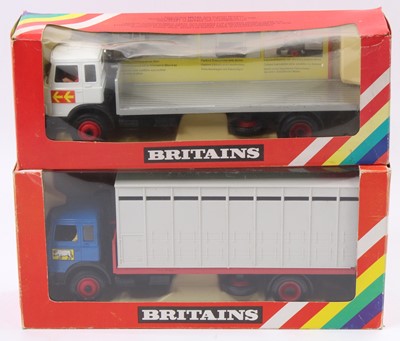 Lot 1633 - Britains Boxed Farming Vehicle Group, 2...