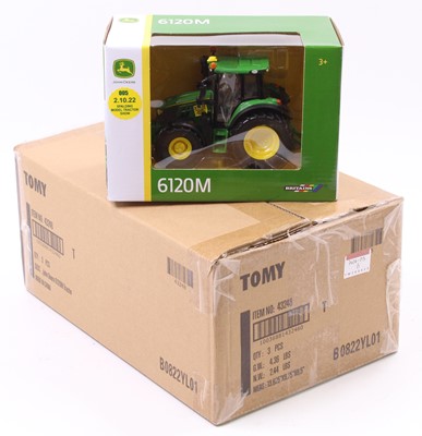 Lot 1611 - Britains Trade Box of 3 No.43248 John Deere...