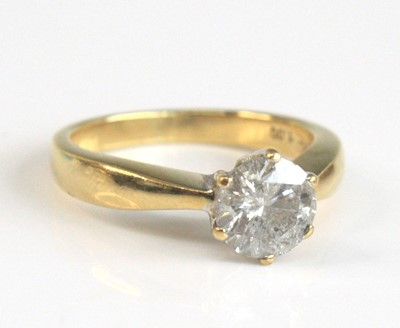 Lot 2517 - An 18ct yellow and white gold, diamond...