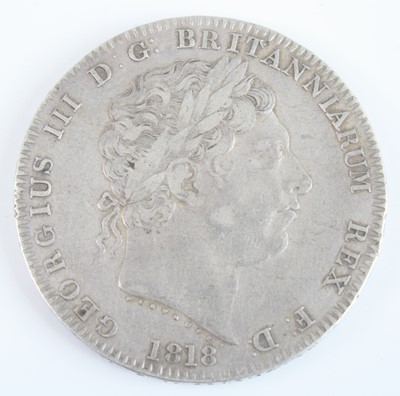 Lot 2102 - Great Britain, 1818 crown, George III laureate...
