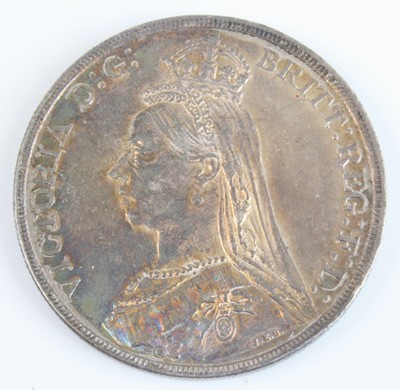 Lot 2103 - Great Britain, 1889 crown, Victoria jubilee...