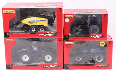 Lot 1606 - Britains 1/32nd scale boxed New Holland...