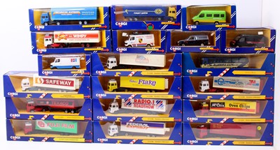 Lot 835 - 2 trays containing a collection of Corgi Toys...